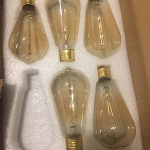 Box of Edison bulbs